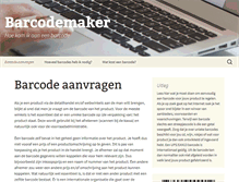 Tablet Screenshot of barcodemaker.nl